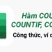 Cách dùng hàm COUNT, COUNTIF, COUNTA trong Excel mới nhất