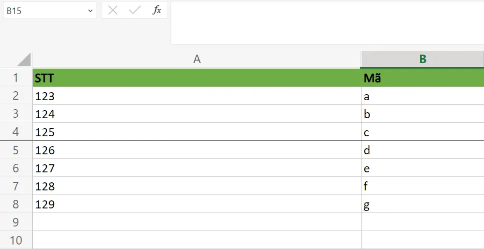 Cách sử dụng Split để chia bảng Excel thành 2 phần Ngang và dọc