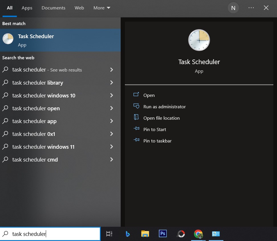 Sửa Unikey không khởi động được Windows 10 bằng Task Scheduler
