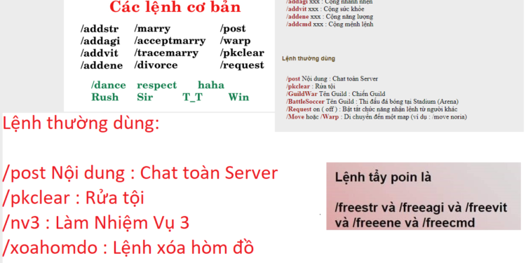 #10 Lệnh Mu bạn cần phải biết khi chơi game