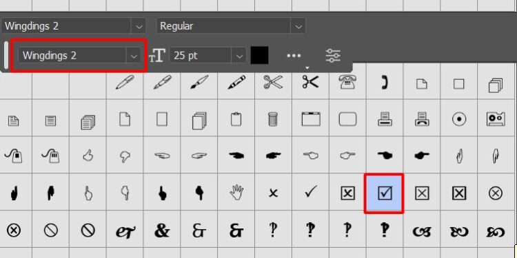 chọn font Chọn ký tự đặc biệt mà bạn muốn chèn