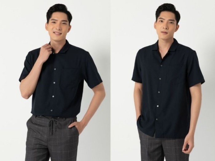 Áo sơ mi trơn tối giản chưa bao giờ lỗi mốt