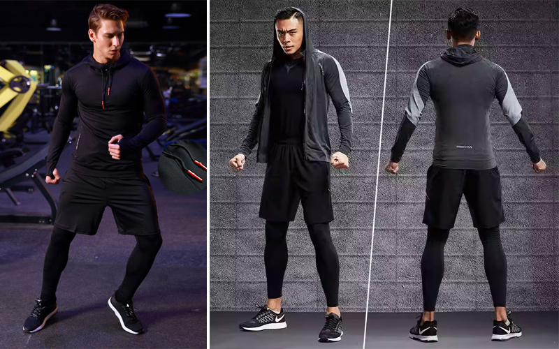 Bộ đồ tập gym nam mùa đông chuyên dụng