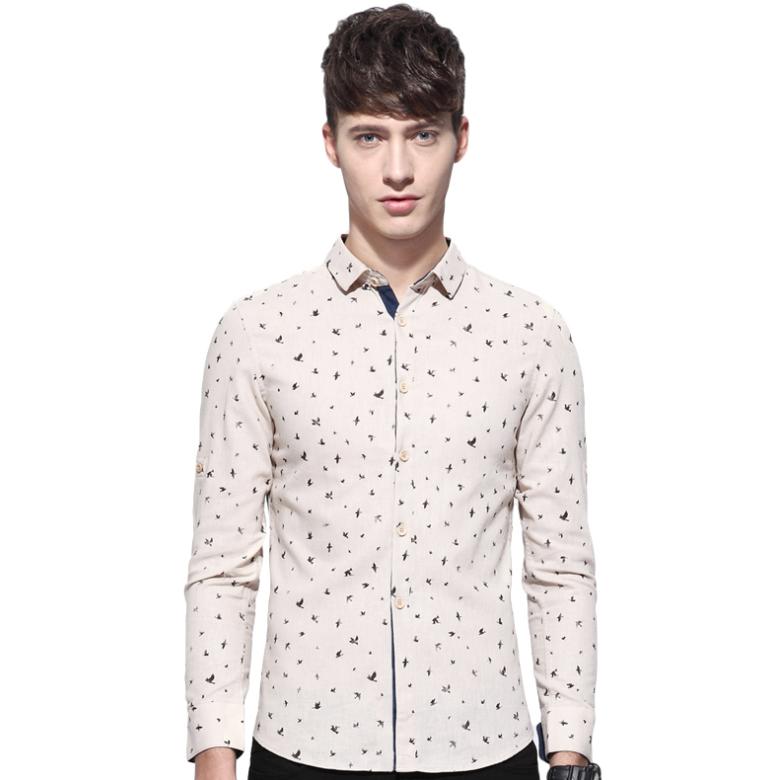Áo sơ mi họa tiết cánh chim én - mẫu thời trang độc và chất