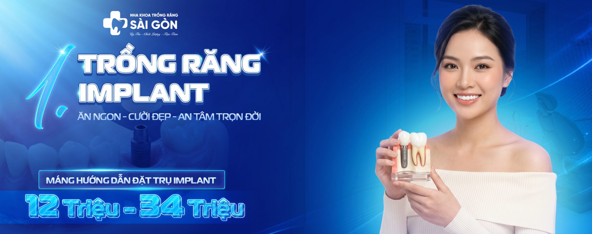Nha Khoa Trồng Răng Sài Gòn - Địa chỉ trồng răng Implant chuyên nghiệp